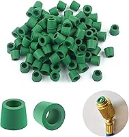 Vista 1 de Kit de 100 juntas tóricas de CA para automóvil, kit de juntas de goma de nitrilo para reparar manguera o colector de carga de CA de 1/4 pulgadas
