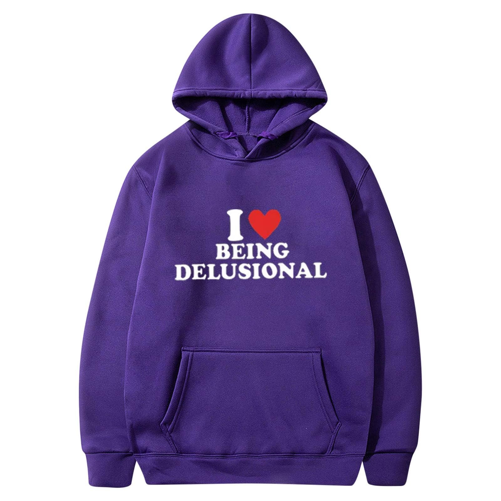 FunAloe Women's Hoodies Casual Print Ladies Jumpers Personalised Cute Sweatshirts Ladies Oversized Warm Winter Sweaters Gym Crew Neck Long Sleeve Pullover Funny Thermal Tops Going Out Blouses LAX