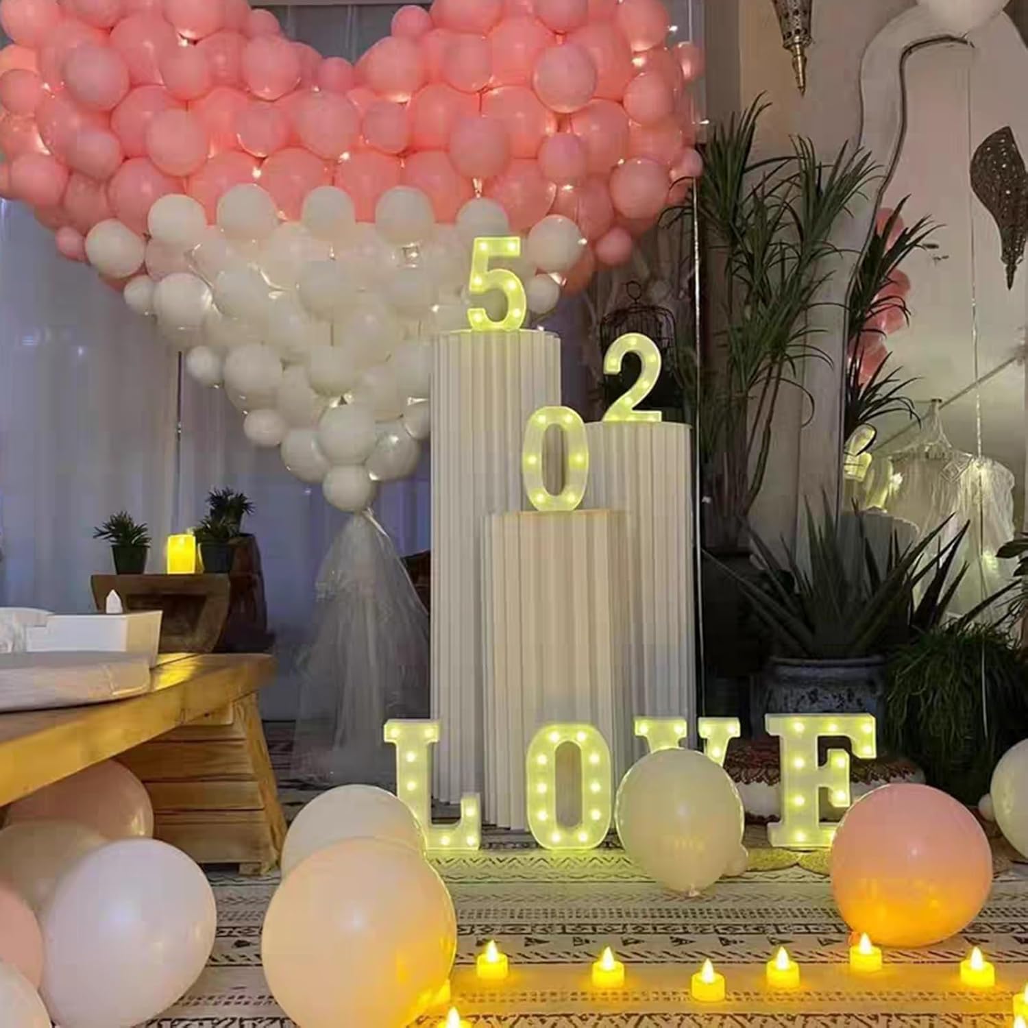 Foldable Paper Columns Display Pedestals - Elegant Wedding Centerpieces & Birthday Party Decorations, Cylinder Flower Stand, Roman Pillar 11.8in (A) - Perfect for Engagements & Events