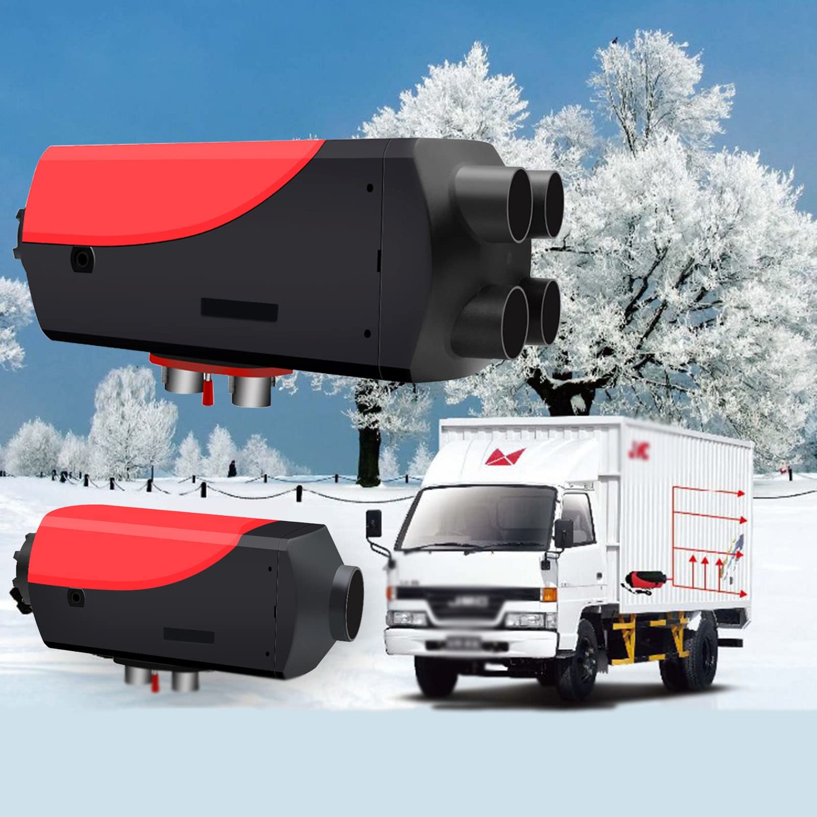 FFファンヒーター　12V.24v　キャンピングカー、大型トラック等 Amazon.co.jp: エアパーキングヒーター 車載暖房 低燃費 大容量 省エネ
