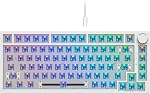 75% Custom Barebones Keyboard Kit Gamer ,Blank DIY Mechanical Gaming Keyboard PCB with Gasket Hot Swappable 3pin/5pin Switch RGB for Win/Mac (V400 White Kit)