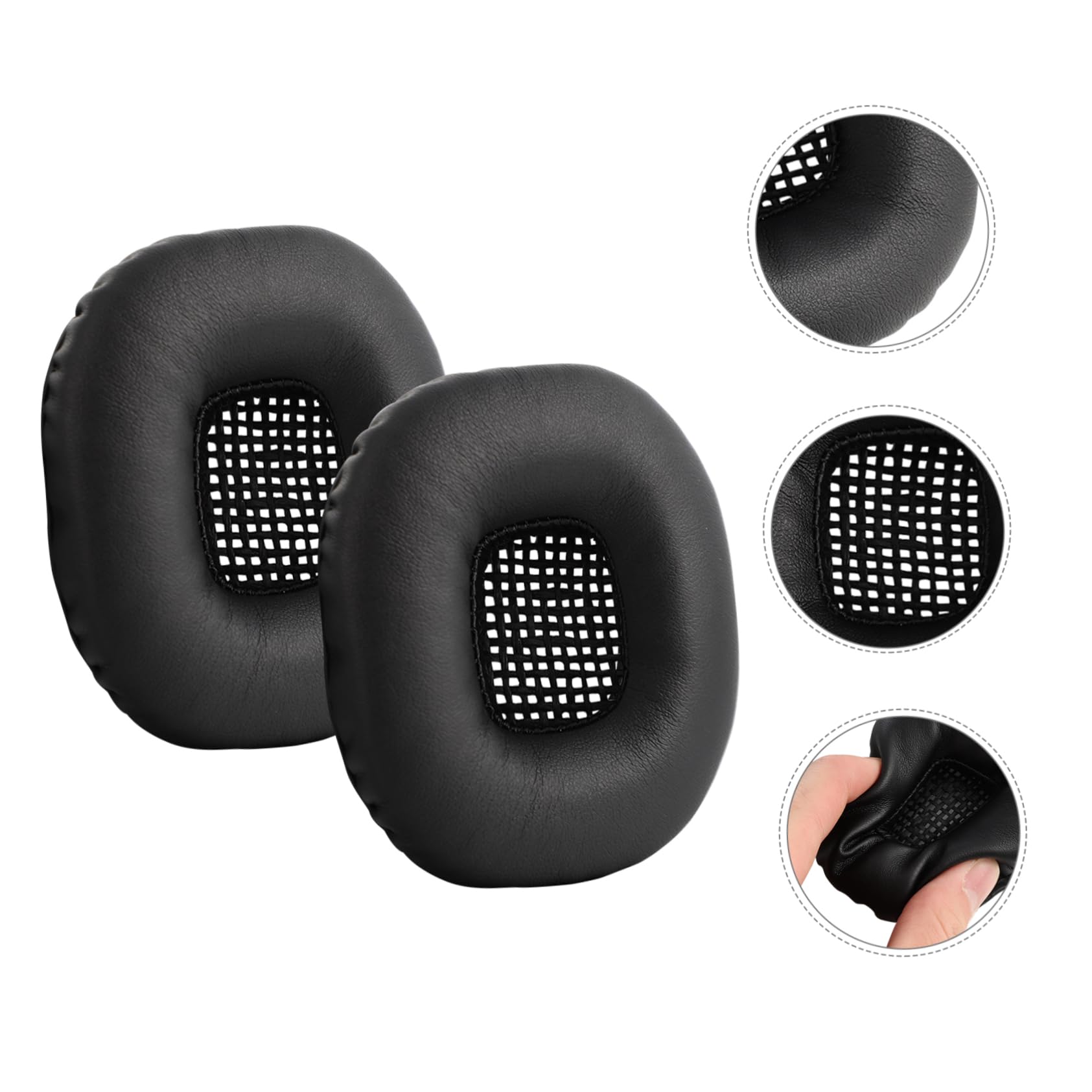 Uonlytech 3 Paia Auricolare in Cotone Cuscinetto Auricolare Per Sostituzione Delle Cuffie Cuscino Auricolare Per Major Cuscinetti Auricolari Per Cuffie Auricolari Pelle Proteica