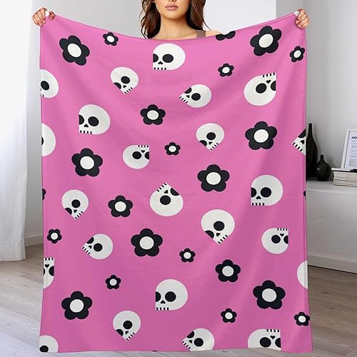 Miniatura 8 de AGYTBG - Manta de franela de forro polar, manta suave y cálida de felpa, telaraña, sombrero de bruja, murciélagos negros y calabazas decoradas,