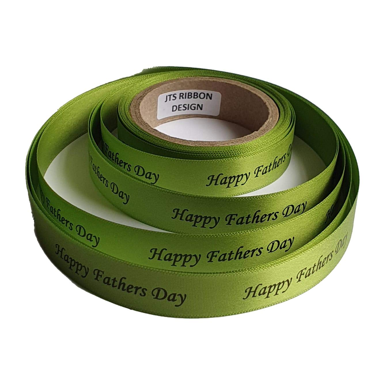 Fathers Day Ribbon Rolls 10 Colours Available 15mm x 5 Metres Sunday 21st June 2026 (Kiwi)