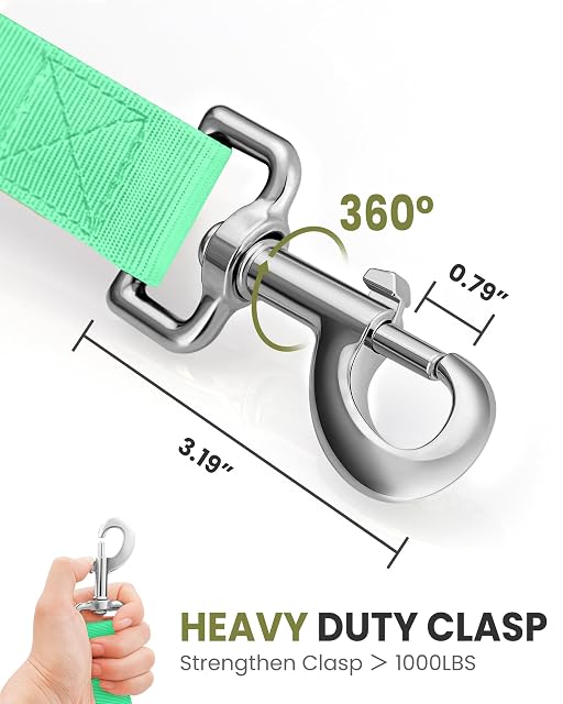 Foto 4 de 6 de OutdoorMaster Correa elástica para perro, resistente con absorción de impactos, 2 asas acolchadas