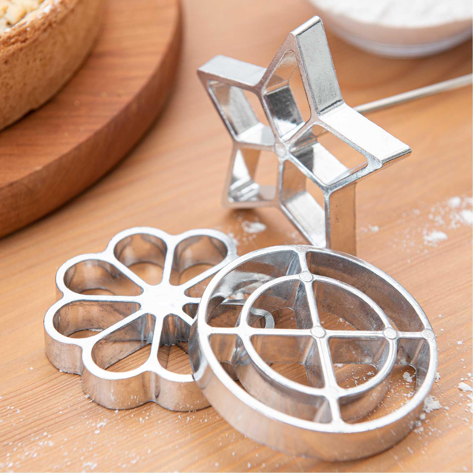 UTOCLEC 3-teiliges Kuchenschaber Set Edelstahl - Tortenspachtel 22cm Für Buttercreme Dekoration