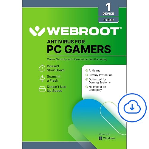 Webroot Antivirus for PC Gamers with Performance Optimizer