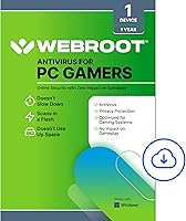 Vista 1 de Webroot Antivirus for PC Gamers 2026 1 Device 1 Year Download + System Performance Optimizer