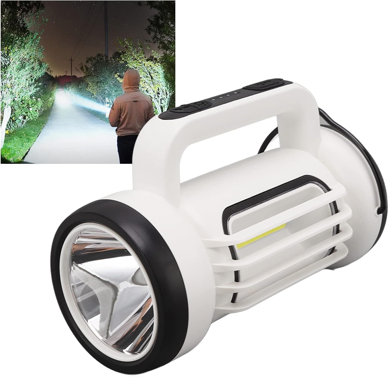 EVVIX LED Camping Lantern Rechargeable, Camping Flashlight with 8 Light Modes, 4800mAh Power Bank, IPX6 Waterproof, Lantern Flashlight for Home Outdoor Hiking