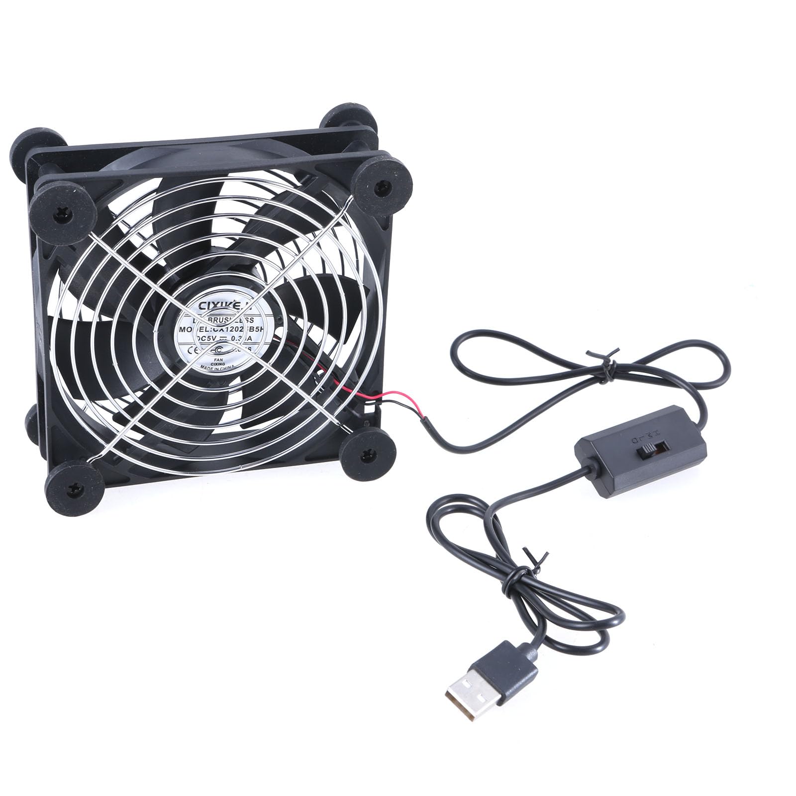 Ventola per PC DC 5 V, alientata USB, ini 120 , portatile