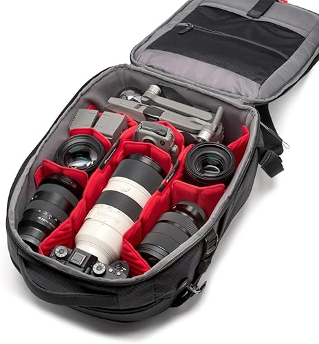 Miniatura 6 de Manfrotto PRO Light Backloader S, mochila profesional para cámara, acceso superior y trasero, accesorio de doble trípode, mochila acolchada con