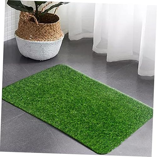 Miniatura 6 de GANAZONO Alfombra de césped sintético de bienvenida para entrenamiento artificial, alfombra de césped sintético, alfombra de área al aire libre,