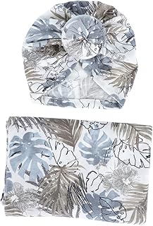 Toddmomy 1 Conjunto De Envoltório De Bebê Chapéus Infantis Toalha De Banho Recém-Nascido Chapéu Recém-Nascido Cobertor Recém-Nascido Cobertor Infantil E Chapéu Conjuntos De Cobertores De