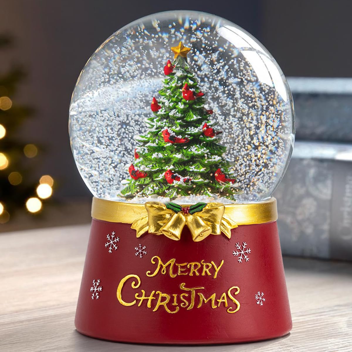 Amazon.co.jp: クリスマススノードーム ツリー付き : おもちゃ