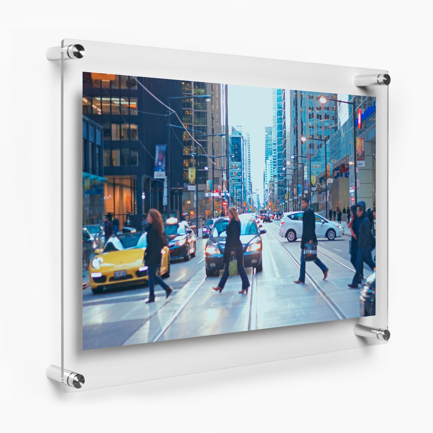 21x27-Inch Double Panel Grade Acrylic Floating Frame