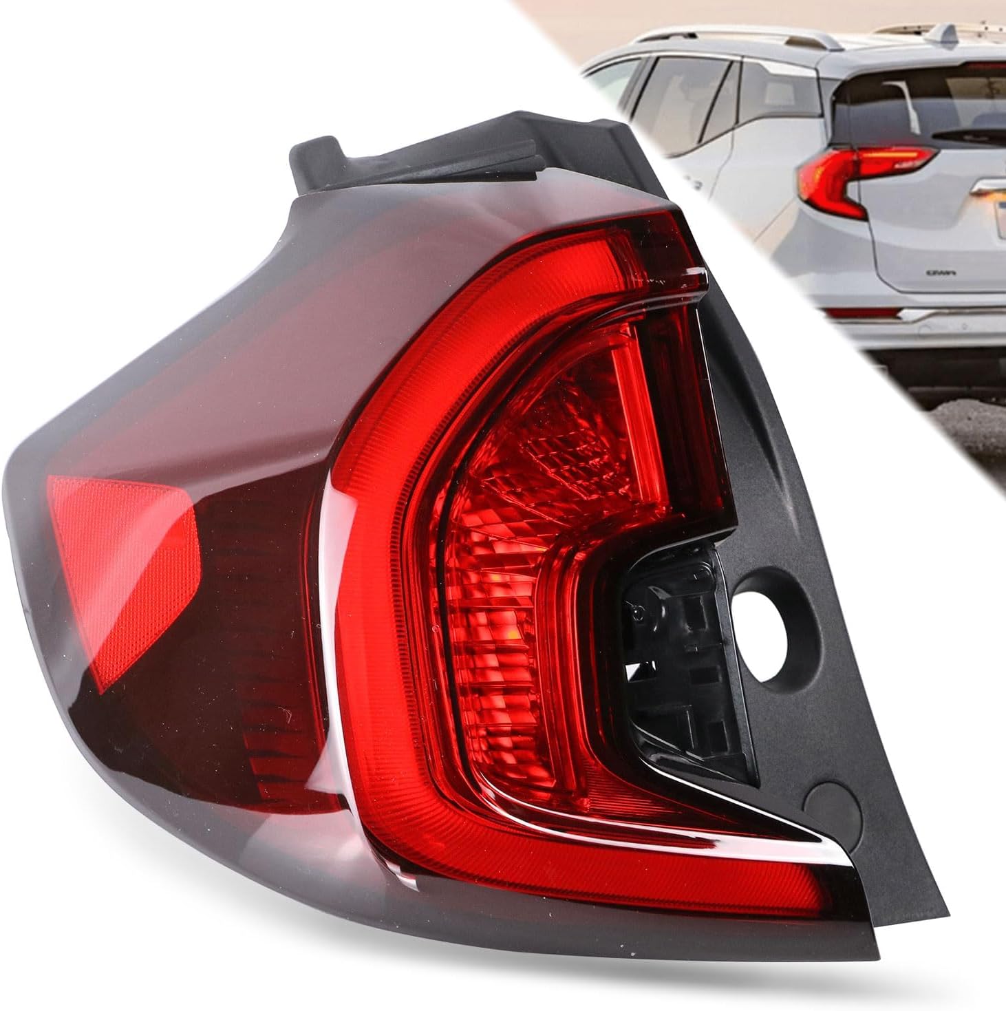 LED Tail Light Compatible With 2022-2025 GMC Terrain SLE/SLT / AT4 Outer Rear Right Passenger Side Taillight Replace 84903103