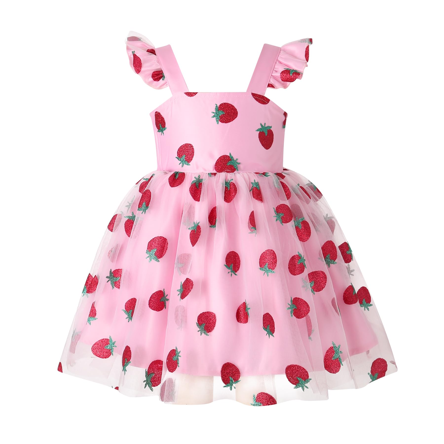 YOUNGER TREE Toddler Girl Tutu Dress Tulle Summer Dresses Party Princess Sundress for 1-6Y