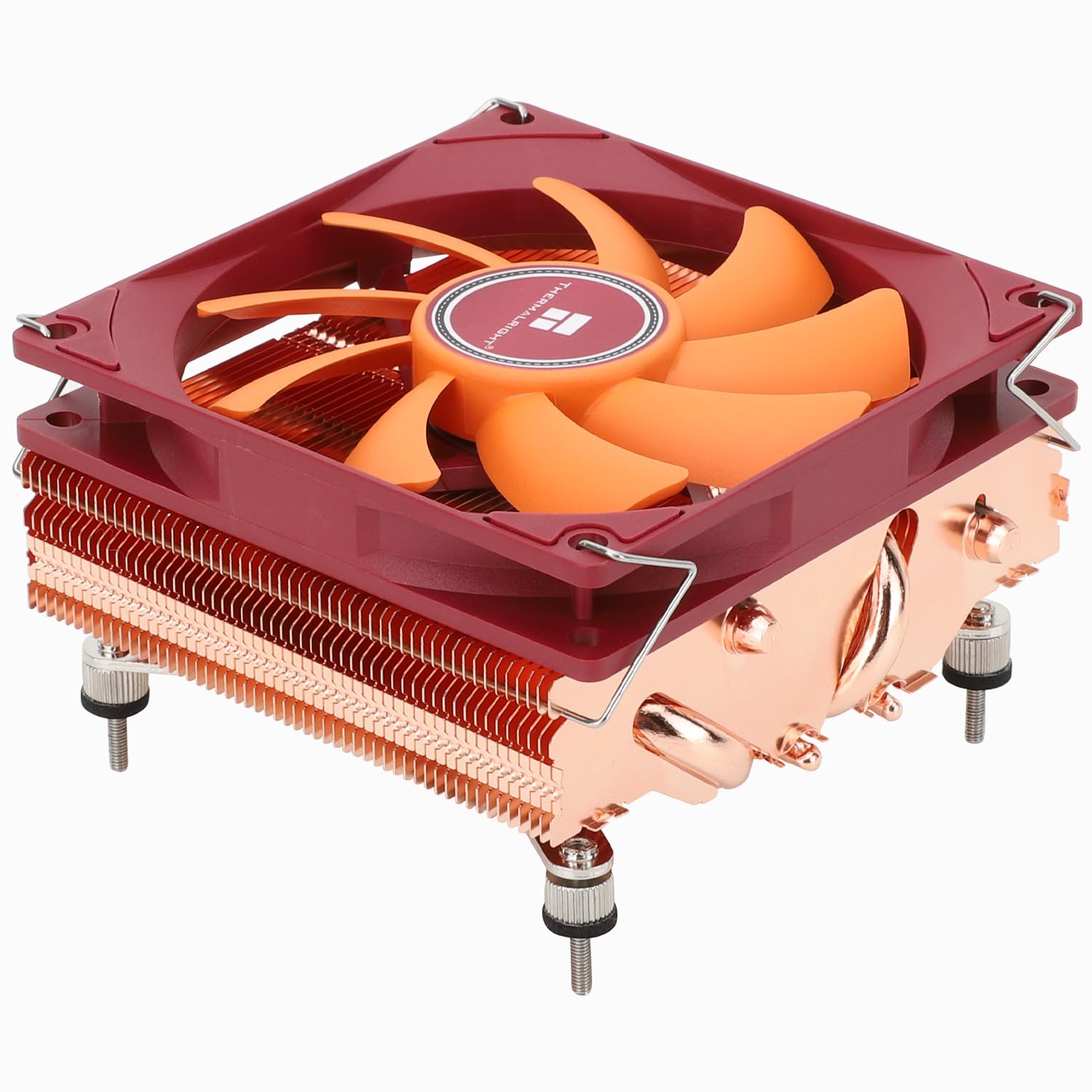 TR AXP90-X47 Full Low Profile CPU-Luftkühler, Höhe 47mm, PWM-Lüfter TL-9015R Slin, AGHP-Technologie, Für AMD AM4 / Intel 1150/1151/1155/1156/1200 (Reine Kupferversion)