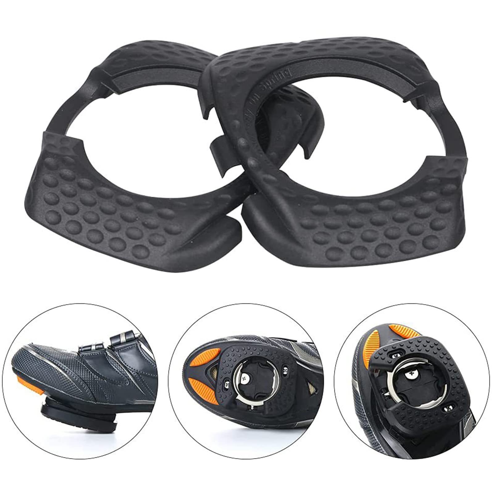 GRABLOOM Cleats Bicycle Pedal Cover Protect The Cleats for Cycling Lovers Protect Cleats During Riding Walking Sturdy Soccer Football Shoes Cleatsmens Boys