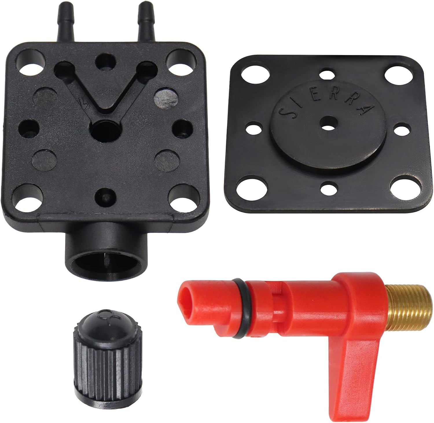 437228 18-7044 Primer Solenoid Service Maintenance Valve Kit Replacement for Johnson Evinrude 2 3 4 6 8 Cyl 175158 341297 341071 331365