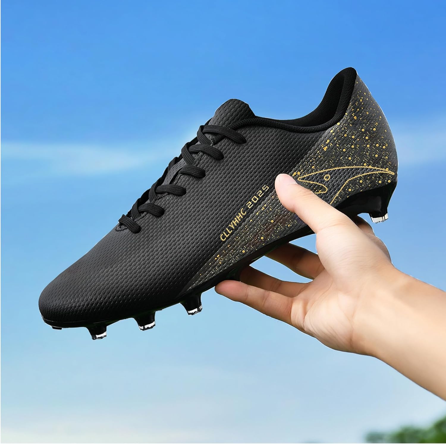 Mens Soccer Shoes Womens Indoor Outdoor Football Cleats Unisex Baseball Turf Shoe Youth Rugby Adult AG FG TF Football Boots Wide Training Sneaker - Image 2