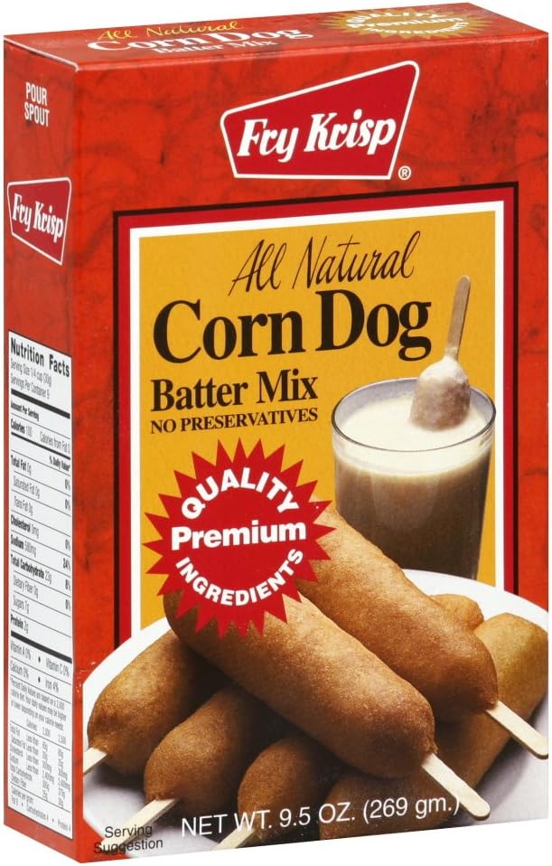 Fry Krisp Corn Dog Mix, 10-Ounce (Pack of 12)