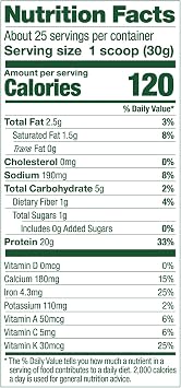 Vega Organic All-in-One Vegan Protein Powder & Protein and Greens Protein Powder, Vanilla - 20g Plant Based Protein Plus Veggies