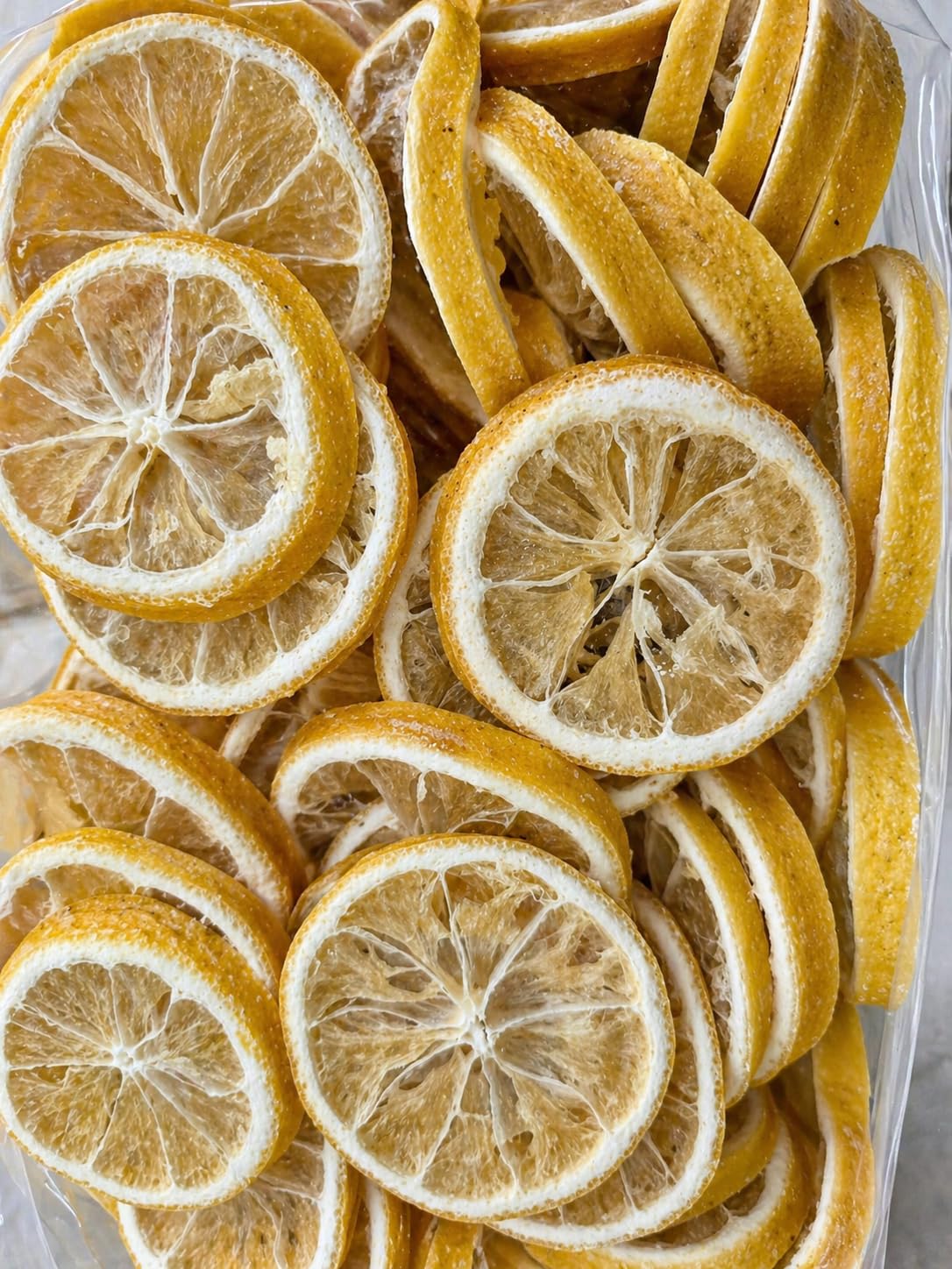Frutta Disidratata 1Kg Snack Dolce Naturale Pesche Fragole Limone Arancia Rossa Essiccata Origine Thailandia Frutta Secca per Dolci Yogurt Snack Energia Senza Glutine (Limone 1Kg)