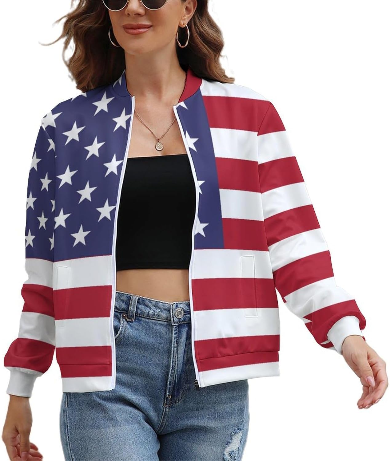 Women's Lightweight Athletic Jacket Full Zip Long Sleeve Jackets Casual Workout Clothes
