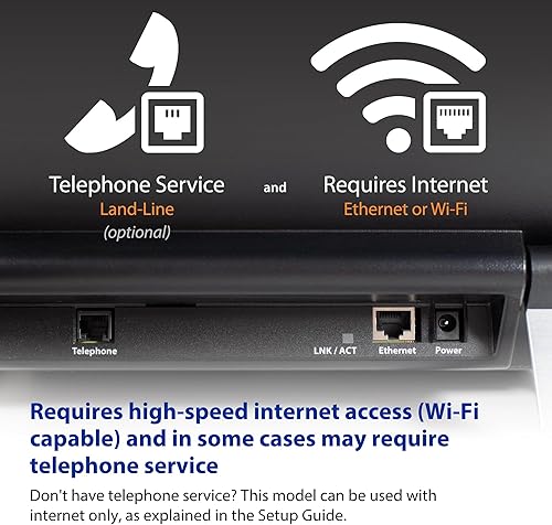 Miniatura 6 de Teléfono grande Hamilton CapTel 2400i con pantalla táctil de subtítulos con amplificación de 40 dB, incluye paño para pantalla de microfibra de