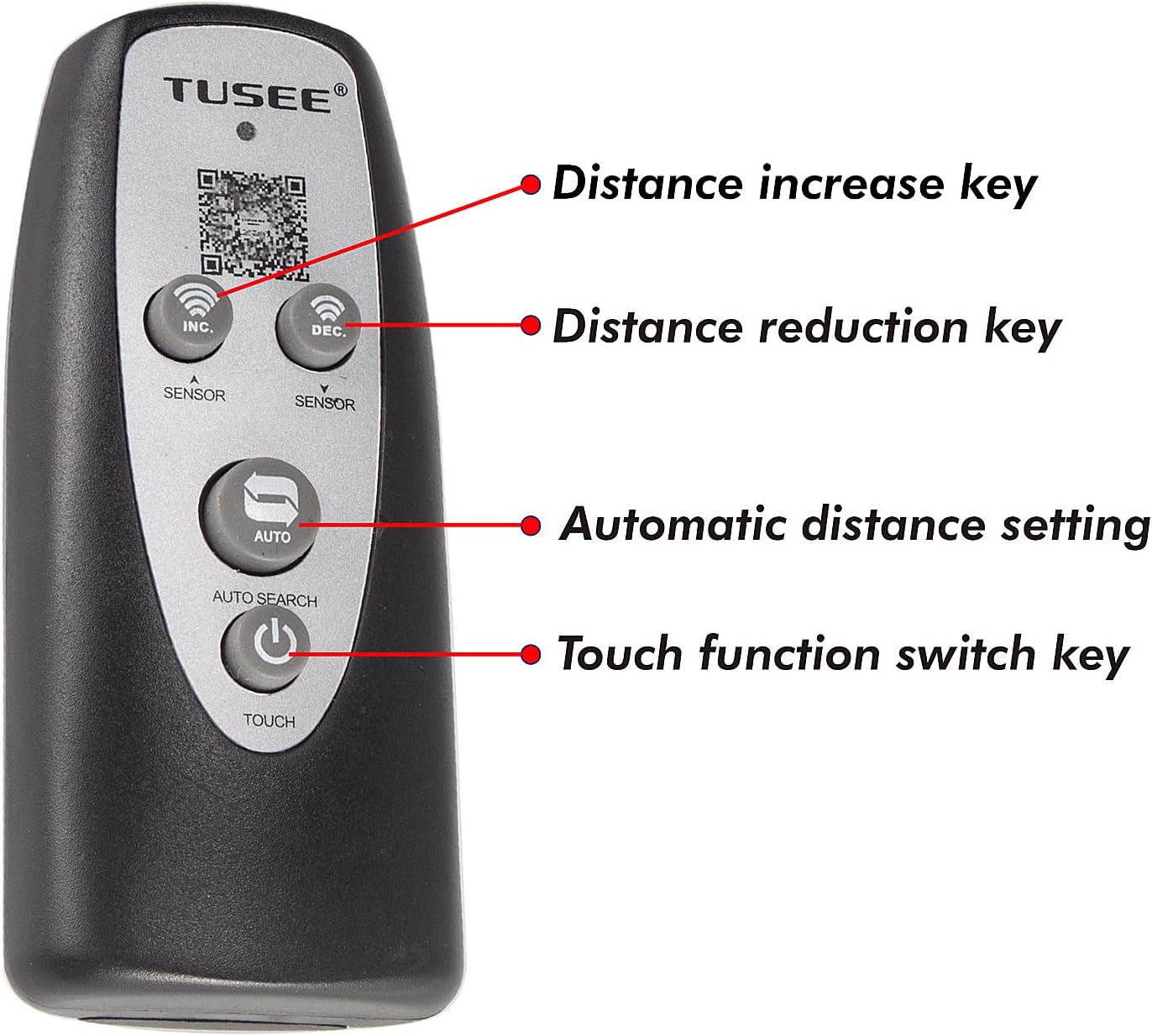 Remote Control to Adjust the Sensing Distance For TUSEE Touchless Bathroom Faucets