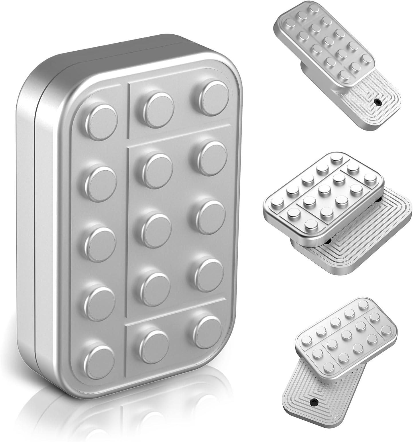 Fidget Slider Haptic Slider EDC Fidget Clicker Office Fidget Toy for Adults Brick Blocks Haptic Fidget ADHD Gifts for Men