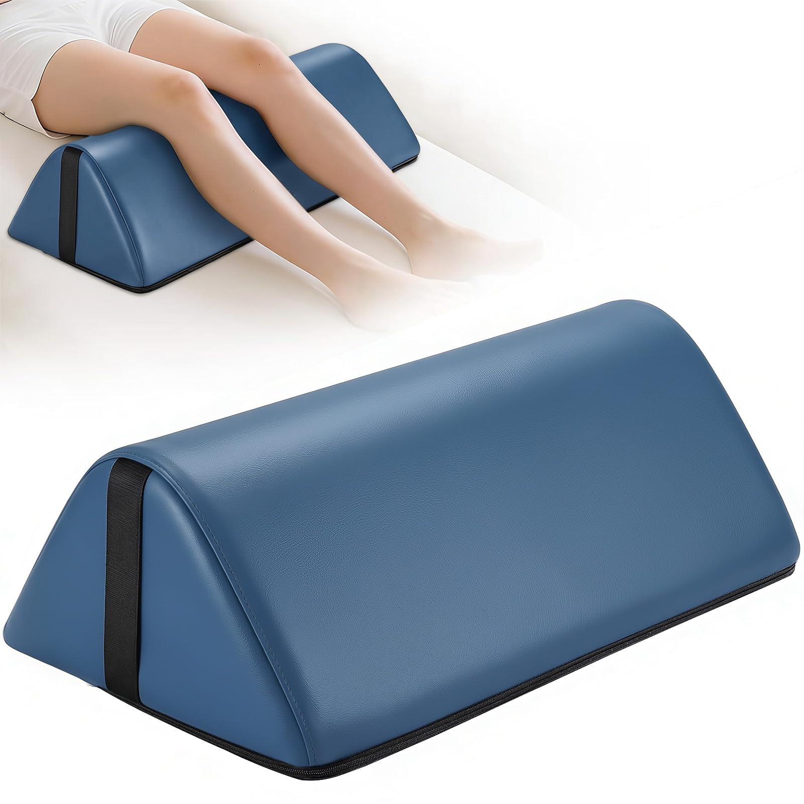 Knee Wedge Pillow Triangle Pillow for Legs, Physical Therapy Wedges for Leg