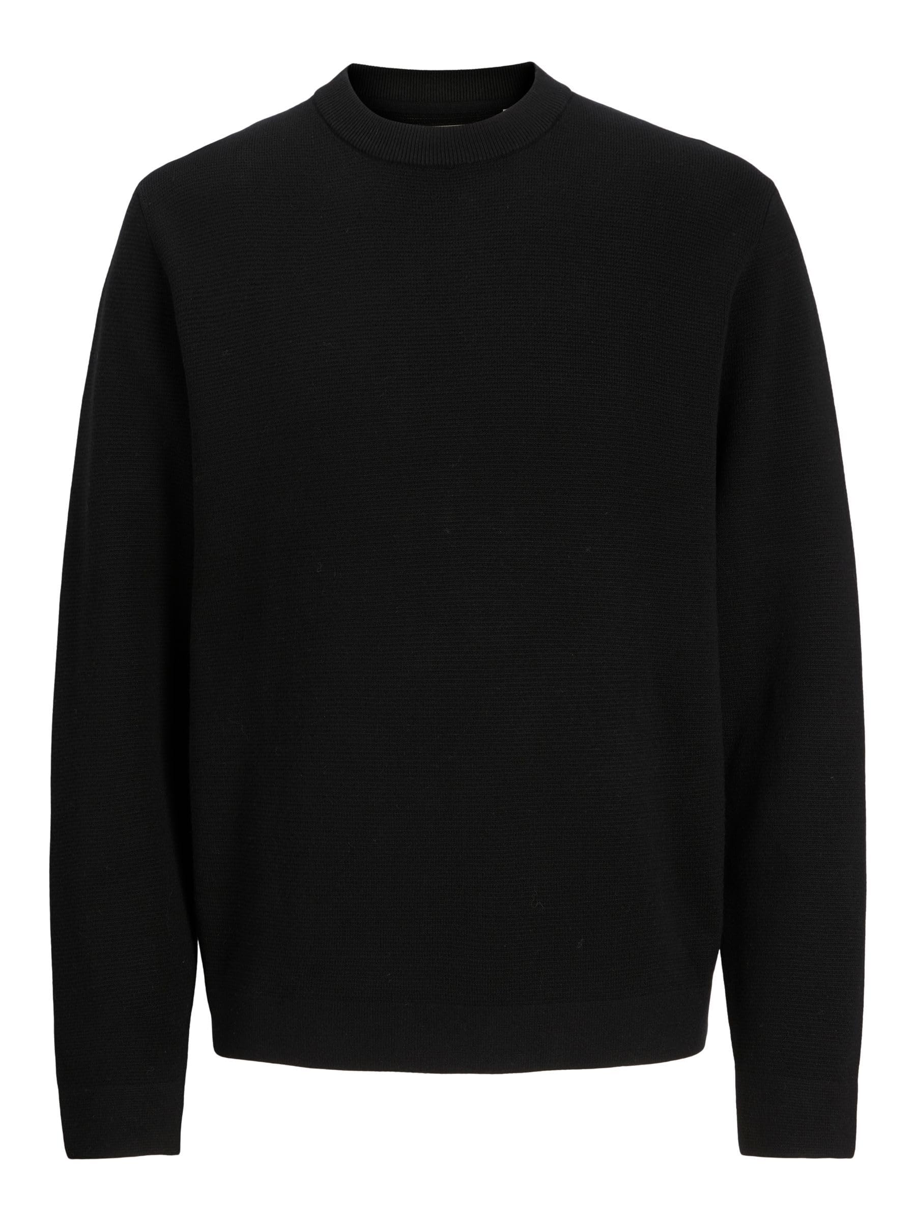 JACK & JONES Plain Knitted Pullover | Knit Fit, Plain, Long Sleeves, Casual, Maximum temperature 40°C gentle process