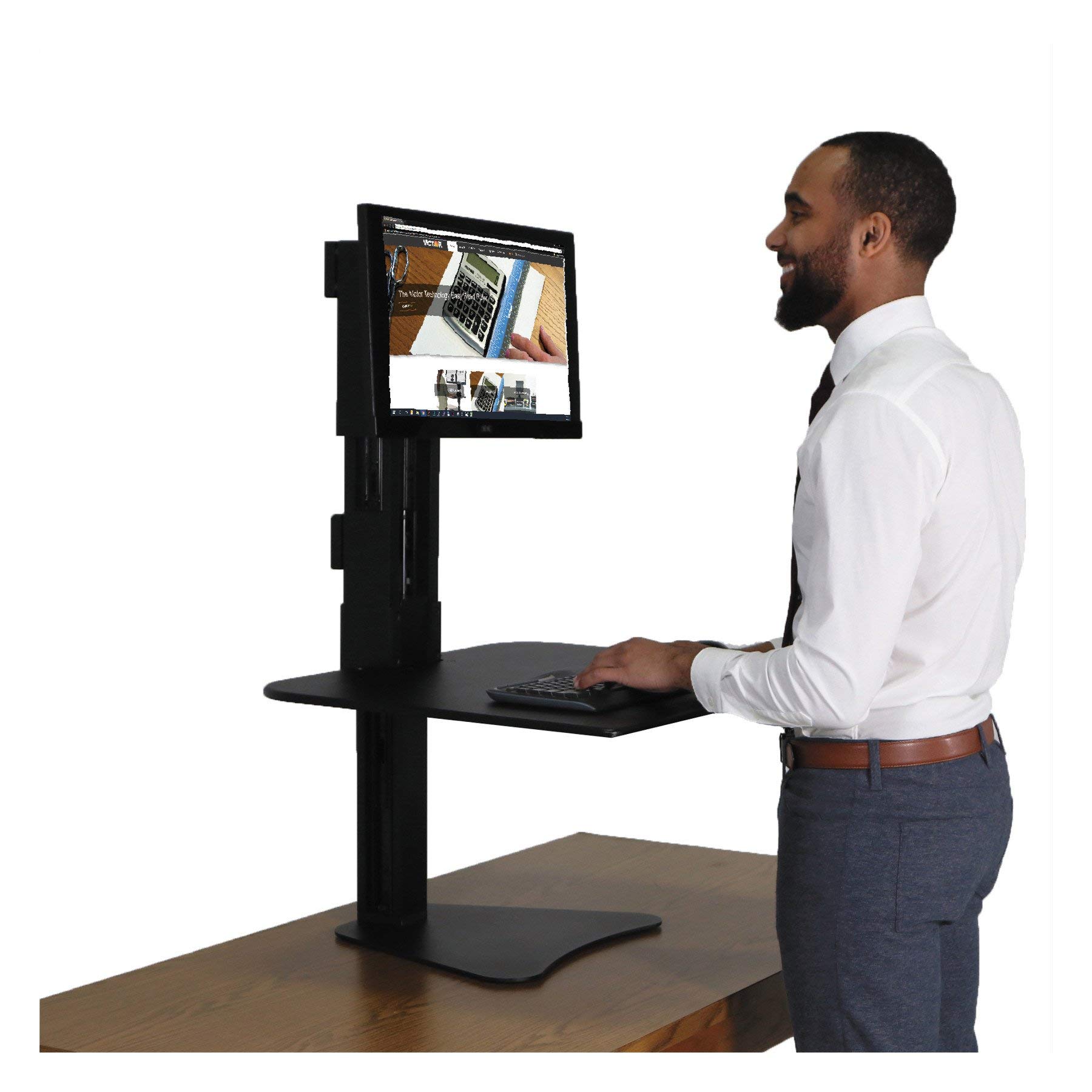Amazon.com: Victor High Rise Standing Desk Workstation, 28
