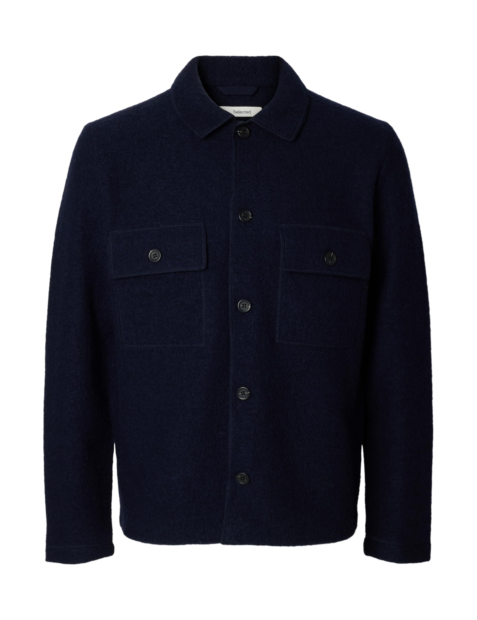 SELECTED FEMME Slhnealy Ls Knit Workwear Cardigan Noos, Sky Captain, L