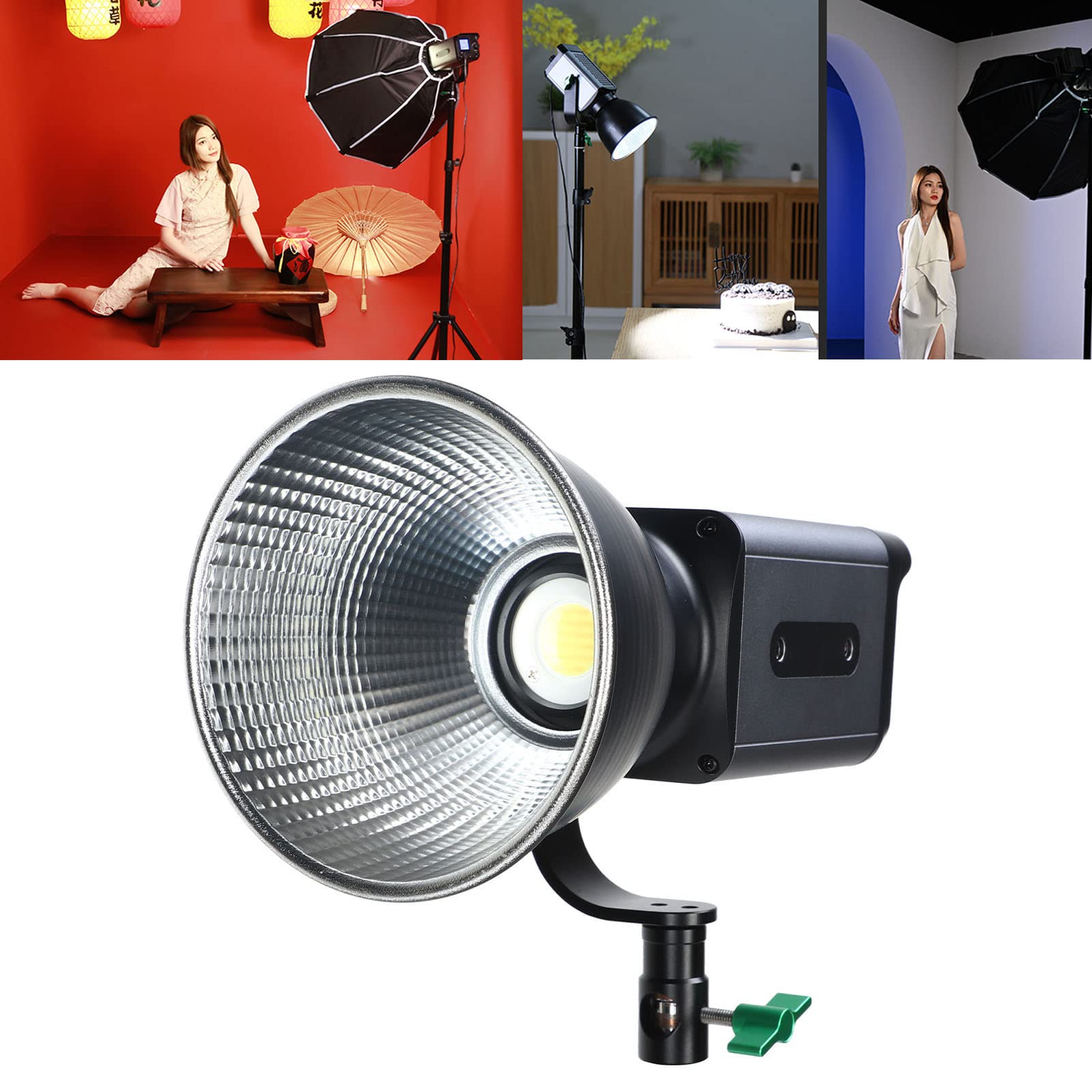 Amazon | Weeylite Ninja200 LED ライト 60W COB 2800K‑8500K ビデオ 