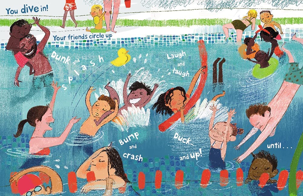 Bubbles . . . UP!: A Celebratory Picture Book About Pool Day Fun and Sibling Bravery for Kids (Ages 4-8)