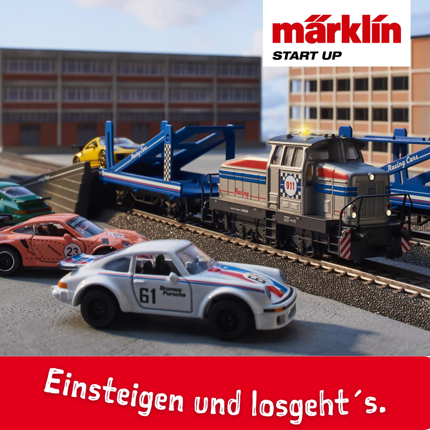 Märklin 029952 model kolejki pakiet startowy samochód transportowy kolorowy