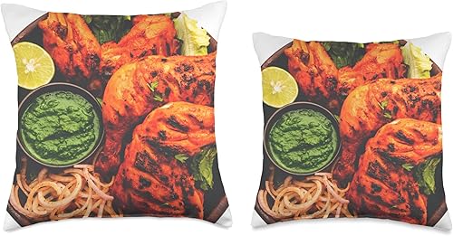 Miniatura 3 de Tandoori Pollo Curry Masala A La Parrilla India Picante Almohada