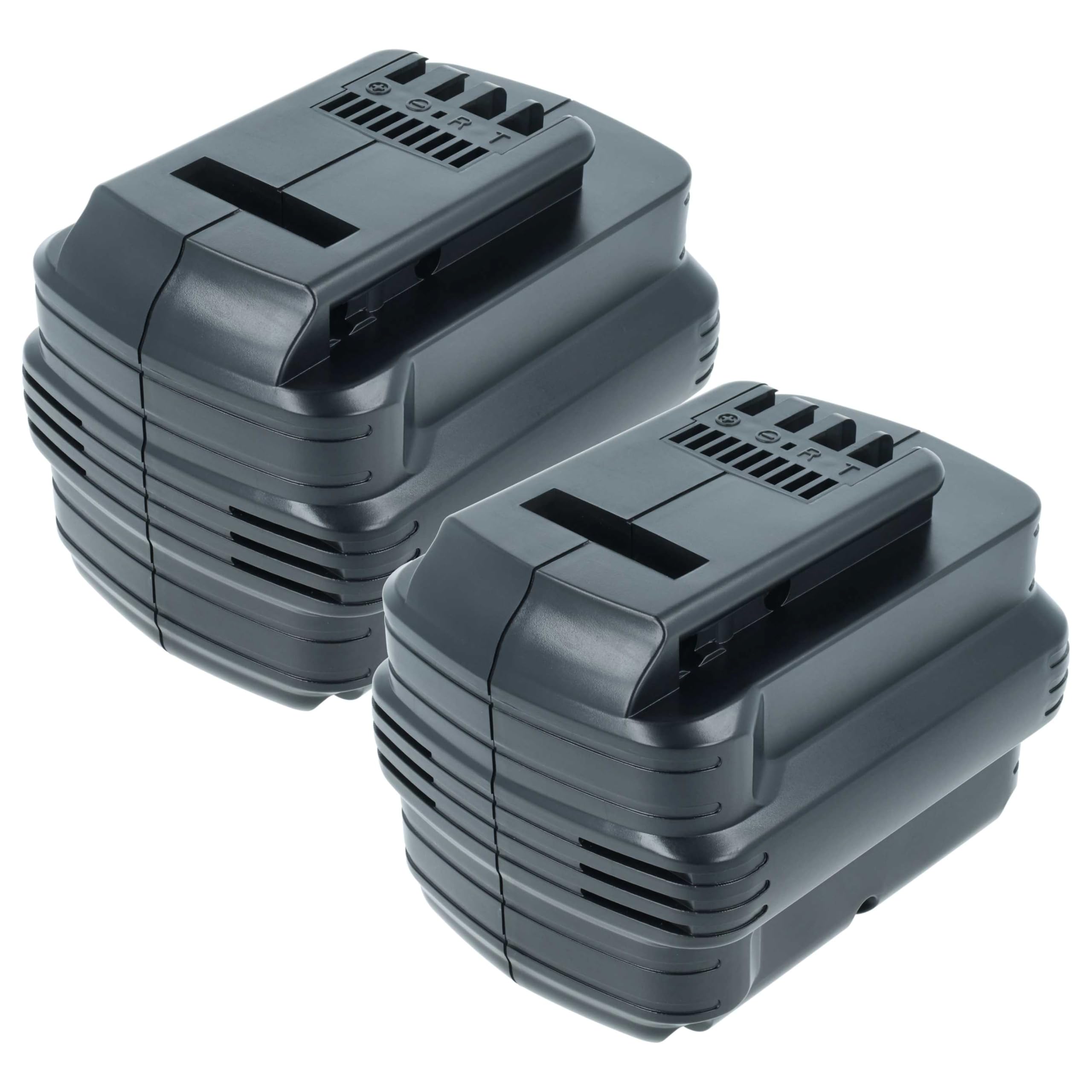 vhbw 2x batteria sostituisce Dewalt DE0242, BHA24, DE0240, DE0241, DW005, DE0240-XJ, DE0243-XJ, DE0243 per utensile elettrico (2000 mAh, NiMH, 24 V)