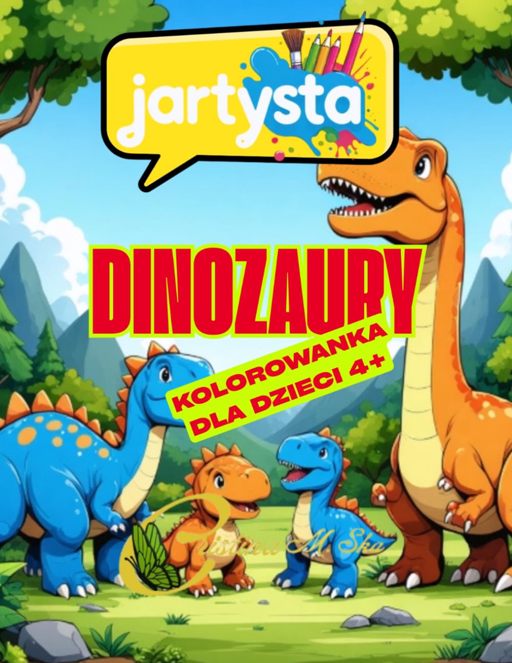jartysta: DINOZAURY KOLOROWANKA DLA DZIECI 4+