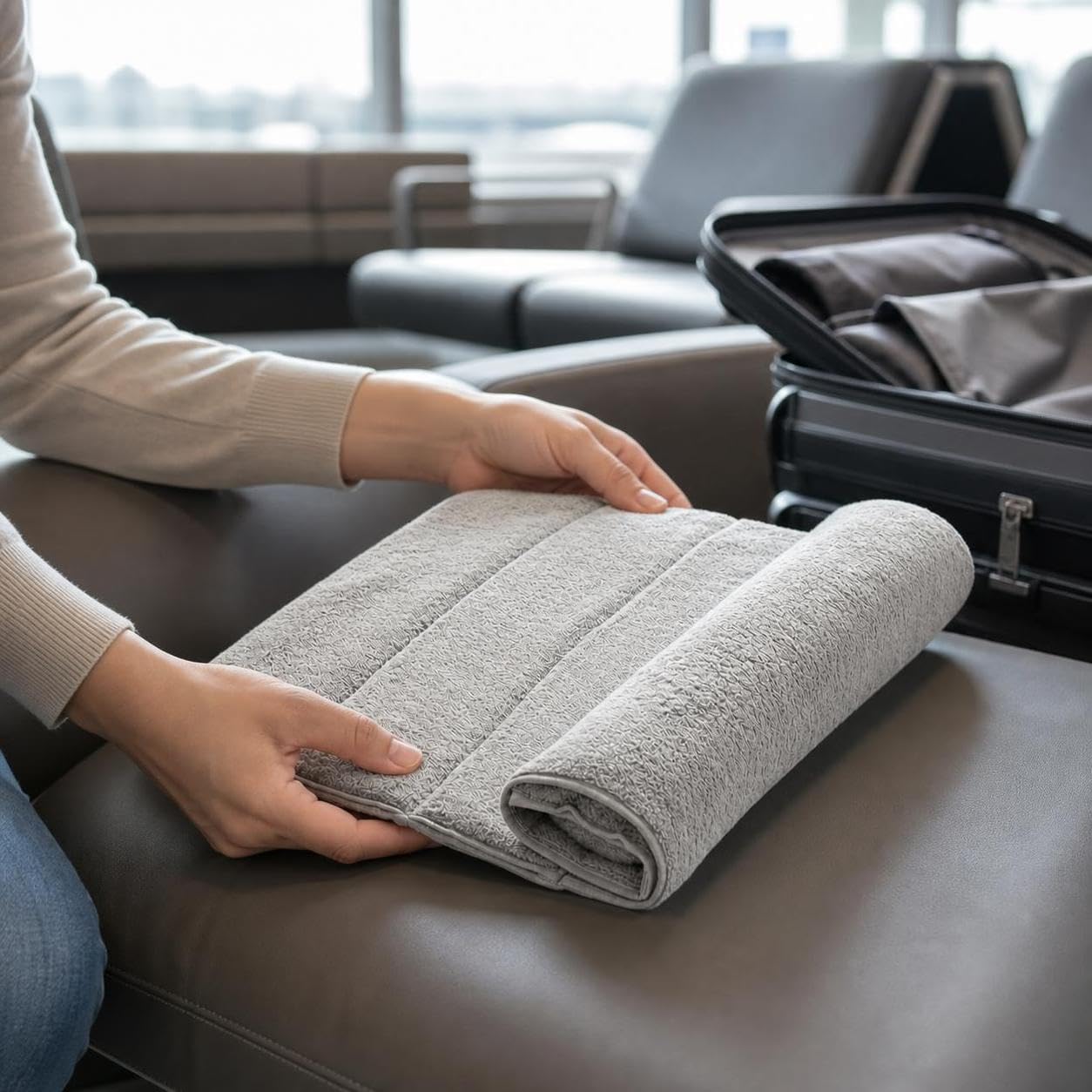 Almohada Cervical Plegable para Viajes - Cojín Cervical Portátil Ajustable para Viajes Largos - para Adultos, Style to 1