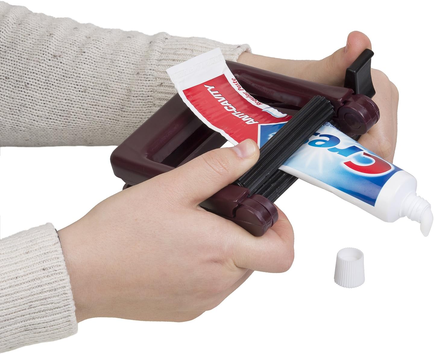 Toothpaste Tube Wringer gets You up to 35% More Paste Out of The Tube!