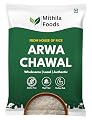 MITHILA FOODS 1 Kg Premium Arwa Chawal | Classic Soft, Fluffy, Non-Sticky Rice Texture | Ideal for Khichdi, Dal-Chawal |