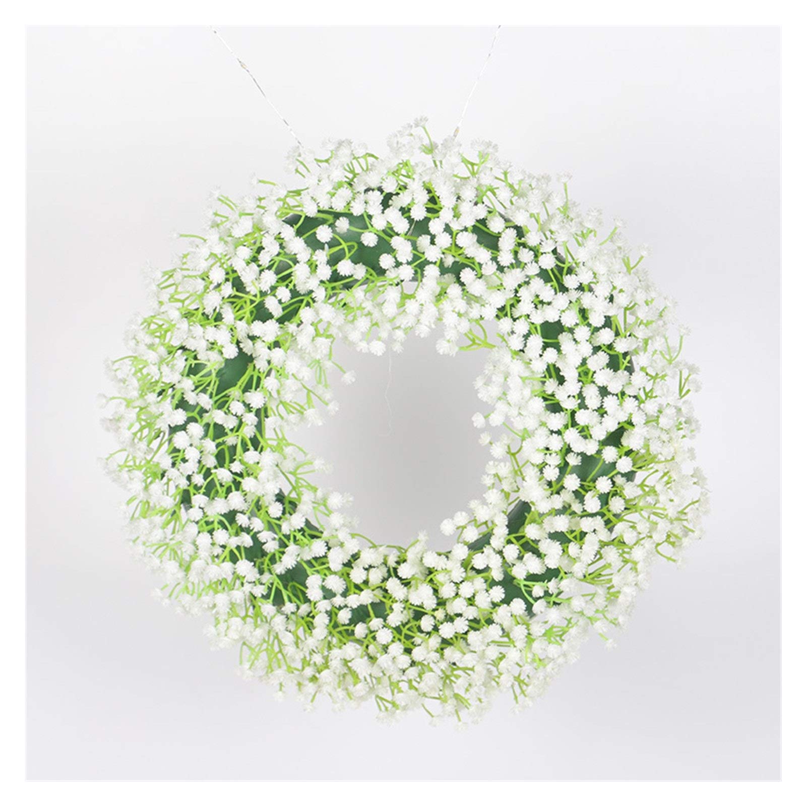 Porte guirlande de Noël artificiel gypsophile durable pour arrangement de mariage