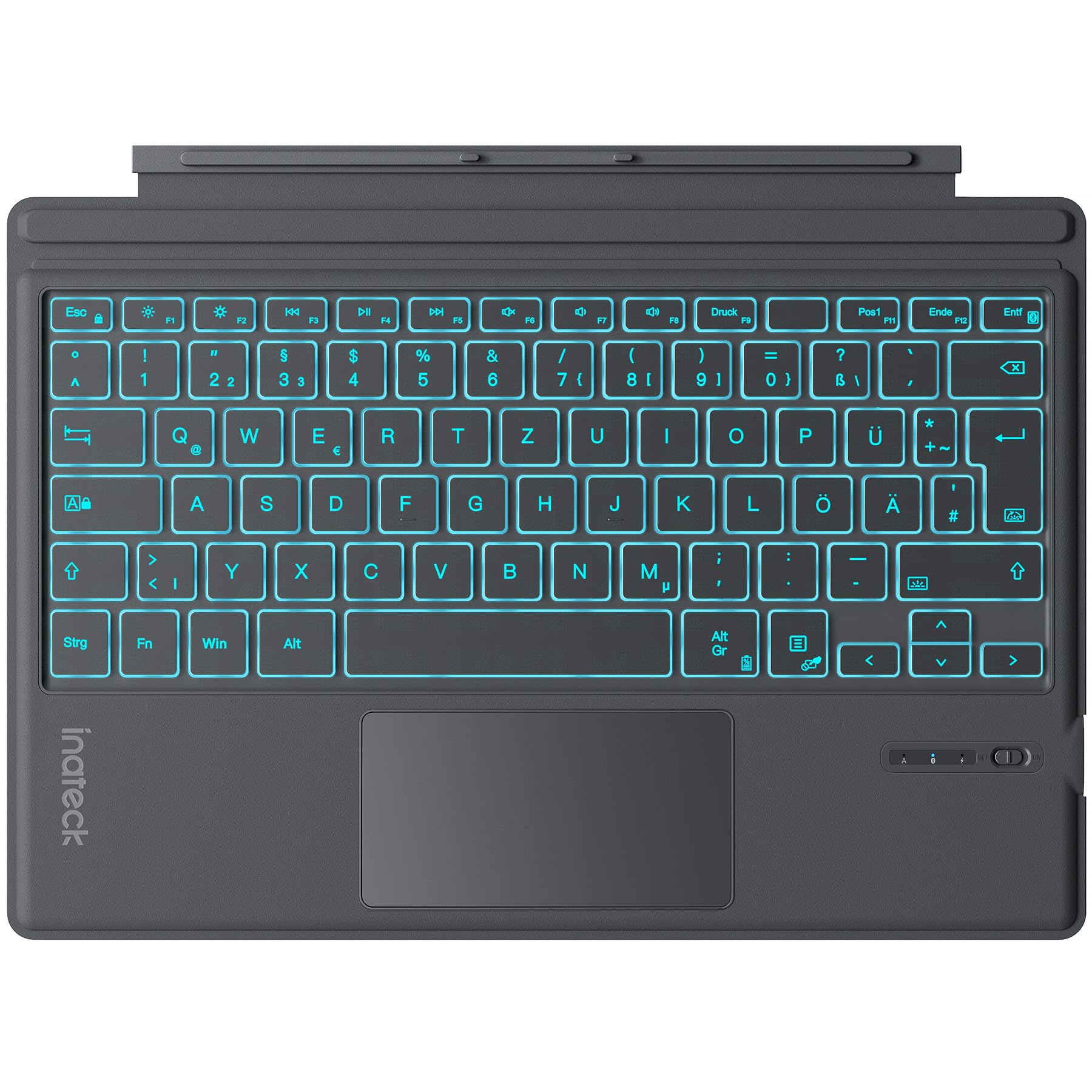 Surface Pro 7 Tastatur Und Stift Inateck Surface Pro 7 Tastatur,Kompatibel mit Surface Pro 7/7+/6/5/4