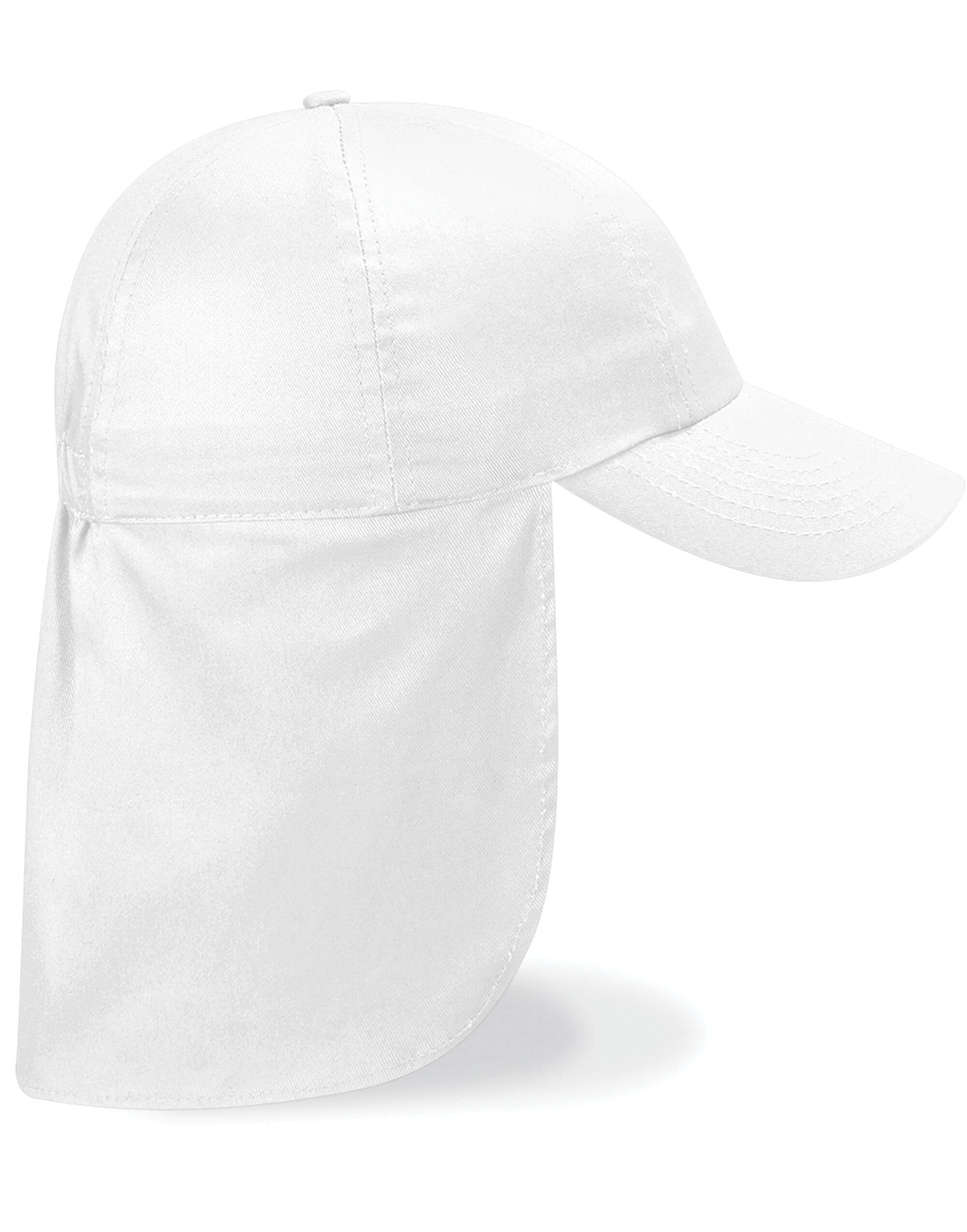 L4 Kids Legionnaire Safari Cap Hat Headwear (White, One Size)