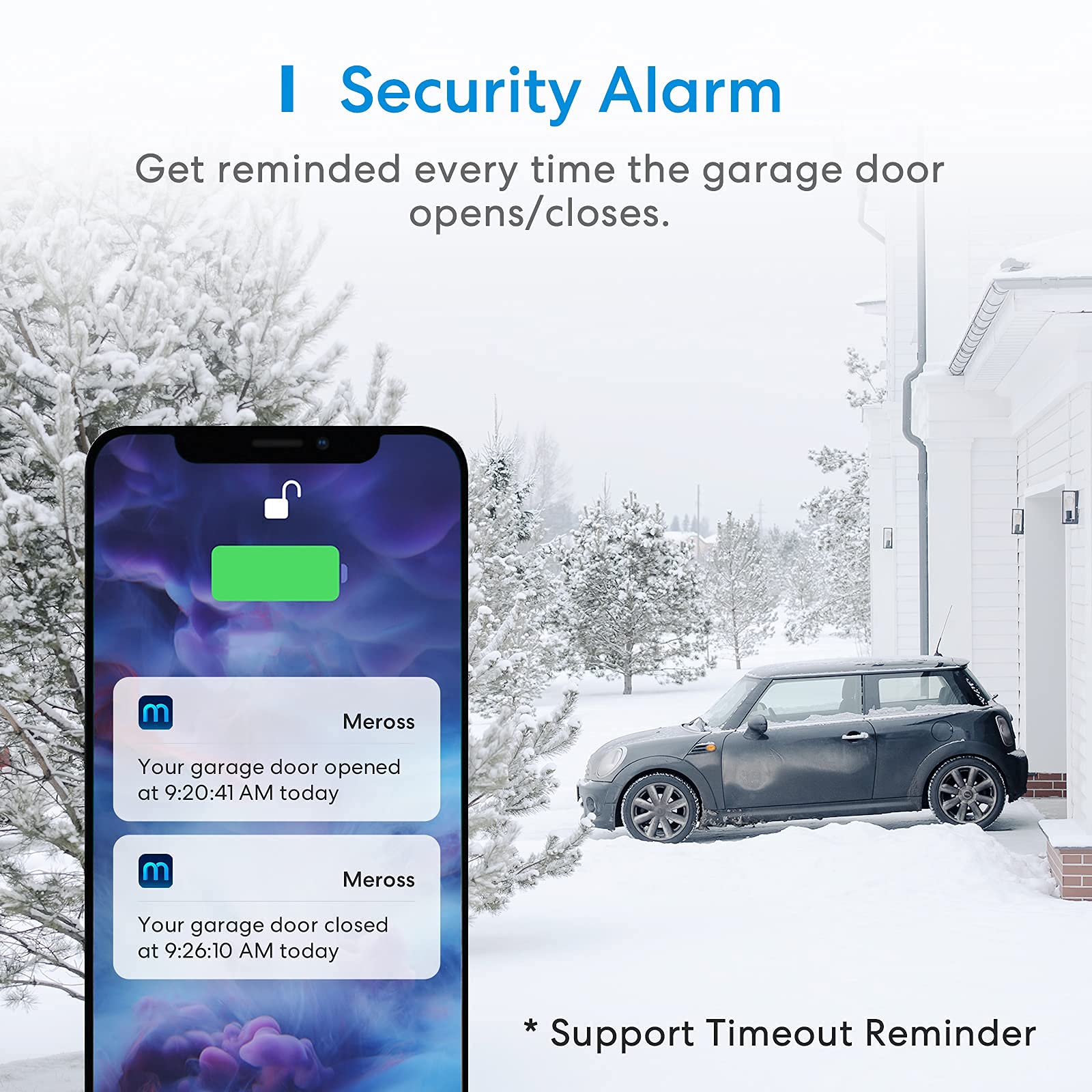 Buy meross Smart Garage Door Opener Remote Control AddOn to Existing