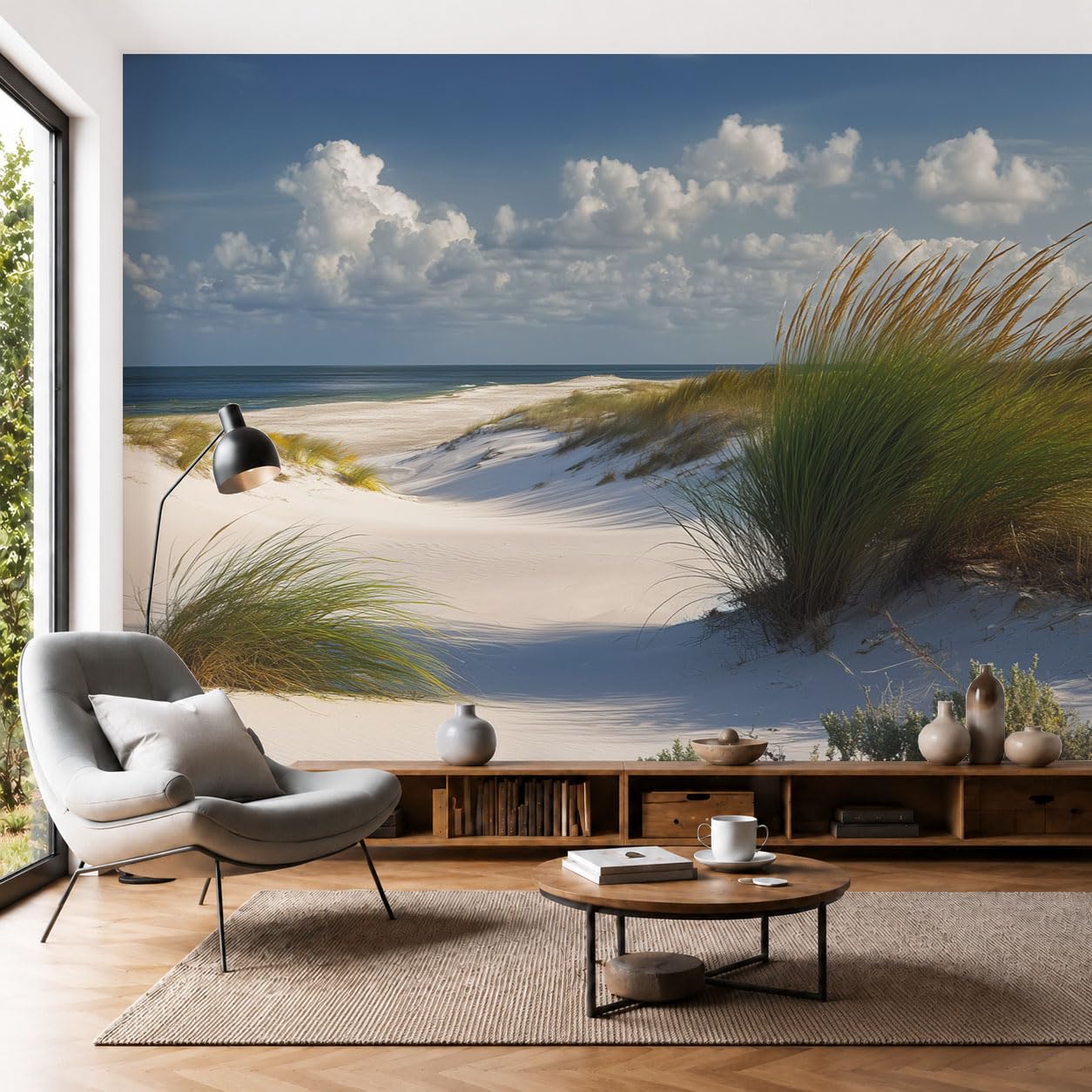 Papier Peint Panoramique Paysage Côtier : Fresque Murale pour Salon